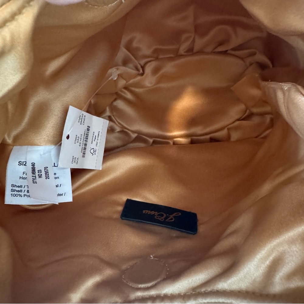 J.Crew- Santorini Gold Bag with Crystals- NWT - Picture 5 of 7